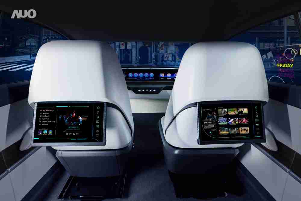 龙门国际新一代Smart Cockpit 2024，，以Micro LED先进显示技术优势，，，，创建〝可卷式后座娱乐显示器〞，，，，仅在互动时才显示出所需画面及信息，，，，扩充更丰富的娱乐和交互信息服务，，，获国际奖项荣耀